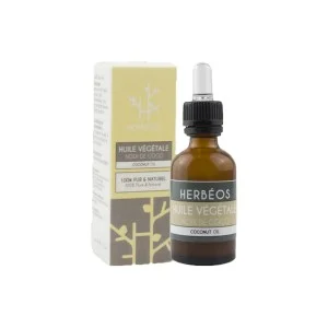 HERBEOS HUILE VEGETALE DE NOIX DE COCO 30ML PHARMASHOP