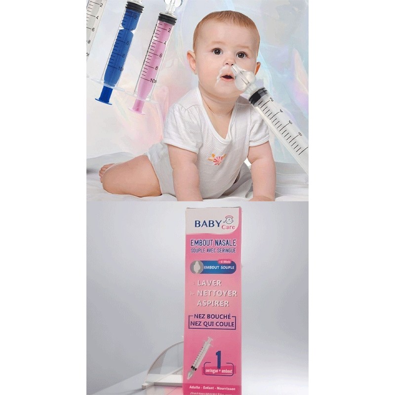 BABY CARE EMBOUT NASALE SOUPLE AVEC SERINGUE pharmashop BABY CARE EMBOUT NASALE SOUPLE AVEC SERINGUE pharmashop