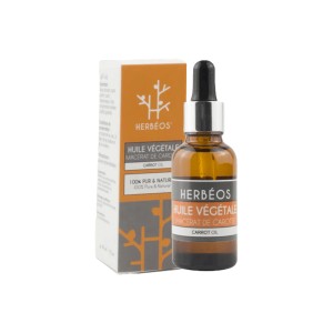 HERBEOS HUILE VEGETALE MACERAT DE CAROTTE 30ML pharmashop