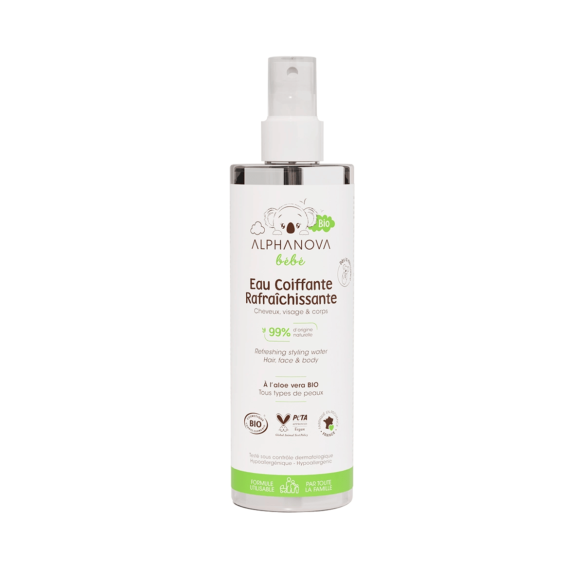 ALPHANOVA EAU COIFFANTE RAFRAICHISSANTE BIO 200ML PHARMASHOP