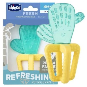 CHICCO ANNEAU DE DENTITION REFRIGERANT AVEC EAU CACTUS 4M+ PHARMASHOP