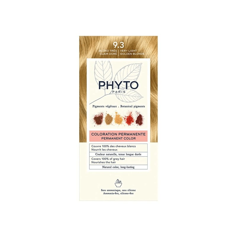 PHYTO PHYTOCOLOR 9.3 BLOND TRES CLAIRE DORE 1 KIT | Tunisie