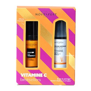 NOVEXPERT COFFRET SERUM BOOSTER A LA VITAMINE C+MOUSSE FLASH ECLAT 40ML pharmashop