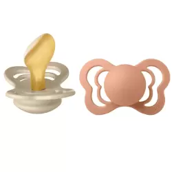 BIBS 02 SUCETTES COUTURE PACIFIER VANILLA PEACH SIZE 2
              data-full-size-image-url=