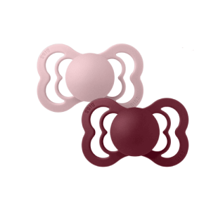 BIBS 2 SUCETTE SUPREME PACIFIER PINK PLUM ELDERBERRY SIZE 2 PHARMASHOP