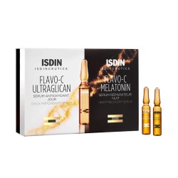 ISDIN ISDINCEUTICS FLAVO C MELATONIN&ULTRAGLICAN DAY&NIGHT 20 AMPOULES pharmashop