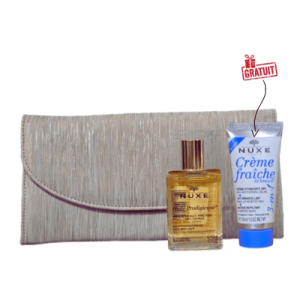 NUXE POCHETTE HUILE PRODIGIEUSE 30ML+CREME FRAICHE DE BEAUTE CREME HYDRATANTE 30ML(OFFERT) PHARMASHOP