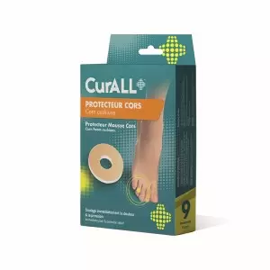 CURALL PROTECTEUR MOUSSE B/9 pharmashop