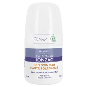 JONZAC DEO SOIN HAUTE TOLERANCE ANTI TRACES PEAUX SENSIBLES 24H 50ML PHARMASHOP