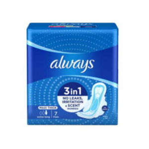 ALWAYS SERVIETTE MAXI EXTRA LONG 7 PIECES PHARMASHOP