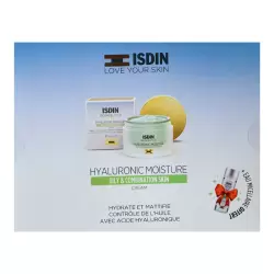 ISDIN COFFRET CREME HYDRATANTE A L'ACIDE HYALURONIQUE PEAUX GRASSES+EAU MICELLAIRE 30ML (OFFERT) PHARMASHOP