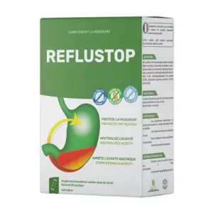 MICHEL PIERRE REFLUSTOP DOSE DE 10ML BOITE 20 SACHETS PHARMASHOP