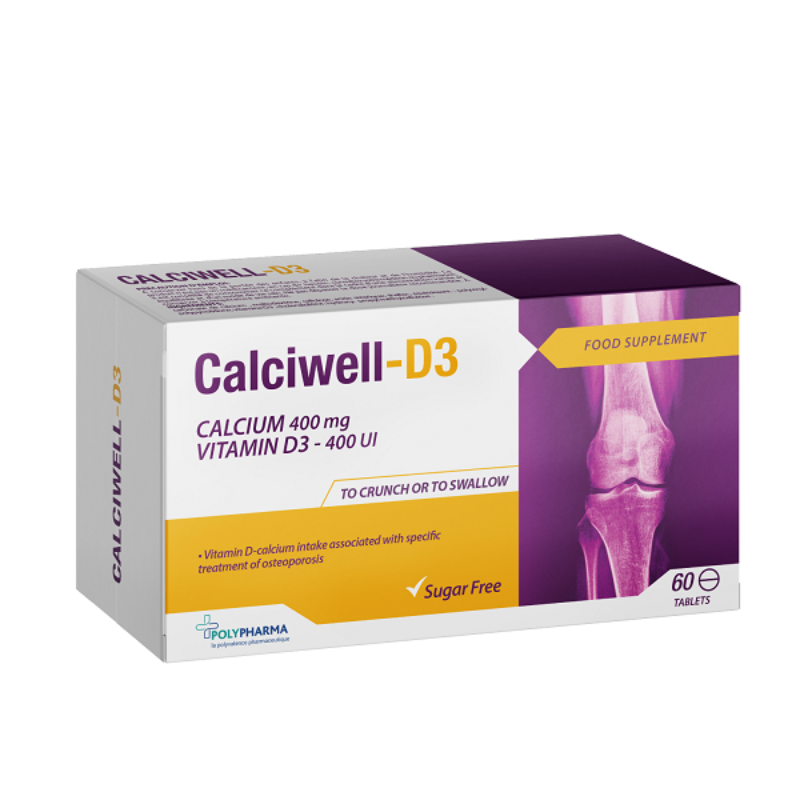 POLYPHARMA CALCIWELL-D3 60 COMPRIMES | Tunisie