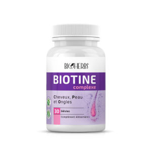 BIOHERBS BIOTINE COMPLEXE 30 GELULES PHARMASHOP