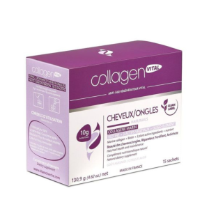 CLEAN LABEL COLLAGEN VITAL CHEVEUX ET ONGLES 15 SACHETS PHARMASHOP