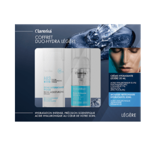 CLARENIA COFFRET DUO-HYDRA LEGERE+MOUSSE HYDRATANTE 50ML(OFFERT) pharmashop