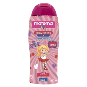 MATERNA SHAMPOOING 3EN1 KIDS CERISE 300ML PHARMASHOP