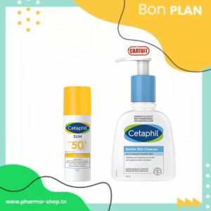 CETAPHIL PACK FLUID TEINTE LIGHT MEDIUM SPF50+ 50ML+LOTION NETTOYANTE 236ML (OFFERT) PHARMASHOP