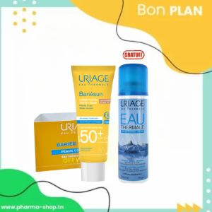 URIAGE BARIESUN CREME SOLAIRE TEINTEE DOREE SPF50+ 50ML+EAU THERMALE 50ML (OFFERT) PHARMASHOP