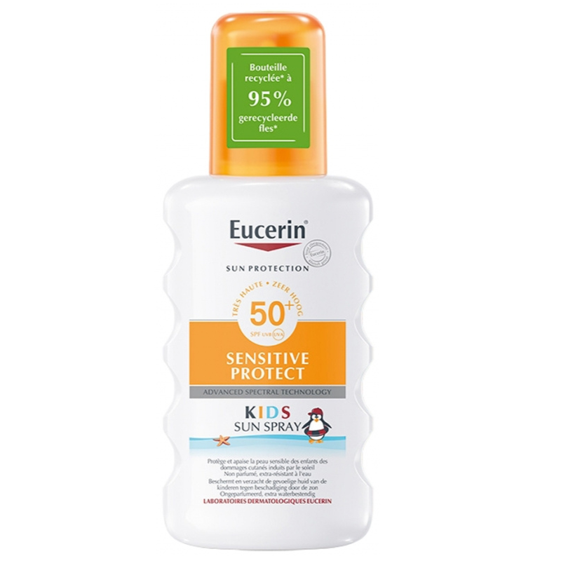 EUCERIN SUN PROTECTION SENSITIVE PROTECT KIDS SPRRAY SOLAIRE SPF50+ 200ML PHARMASHOP