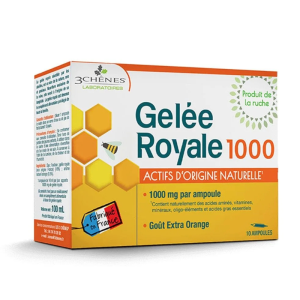 3 CHENES GELEE ROYALE 1000 REGENERANT ET REVITALISANT 10 AMPOULES PHARMASHOP