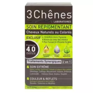 3 CHENES SOIN REPIGMENTANT 4.0 CHATAIN  PHARMASHOP