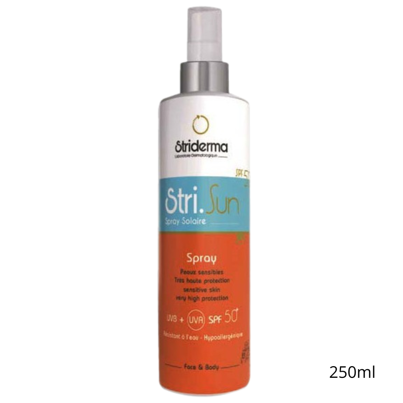 Striderma Sun Spray SPF50 Protection Solaire 250 ML | Pharmashop