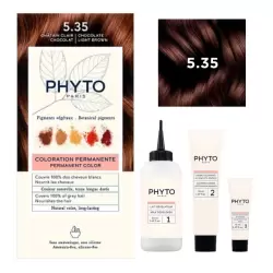 PHYTO COLOR COLORATION PERMANENTE CHATAIN CLAIR CHOCOLAT 5.35  PHARMASHOP