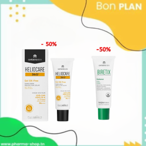 HELIOCARE 360° GEL OIL FREE SPF50+ 50ML (-50%)+BIRETIX HYDRAMAT FLUIDE 50ML (-50%) pharmashop