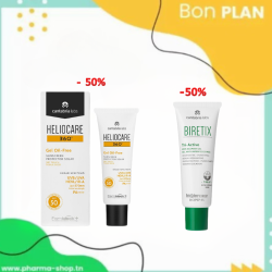 HELIOCARE 360° GEL OIL FREE SPF50+ 50ML (-50%)+BIRETIX...