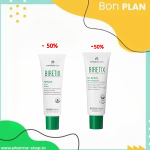 BIRETIX GEL TRI-ACTIVE 50ML (-50%)+HYDRAMAT FLUIDE 50ML (-50%) PHARMASHOP