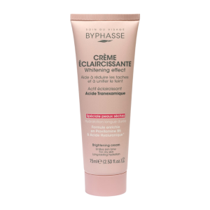 BYPHASSE CREME VISAGE ECLAIRCISSANTE WHITENING EFFECT SPECIALE PEAUX SECHES 75ML PHARMASHOP