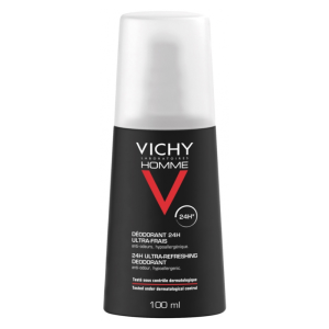VICHY HOMME DEODORANT ULTRA-FRAIS 24H VAPORISATEUR 100ML PHARMASHOP