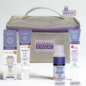 JONZAC TROUSSE HYALU ACTIV C SERUM 30ML+SUBLIM ACTIVE SOIN LEGER ANTI AGE 40ML (OFFERT)+EAU MICELLAIRE 30ML (OFFERT) PHARMASHOP
