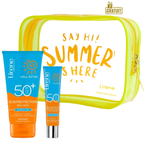 LIRENE ECRAN INVISIBLE SPF50+ 40ML+PROTECTIVE SUN LOTION SPF50+ 175 ML+TROUSSE SUMMER (OFFERT) PHARMASHOP