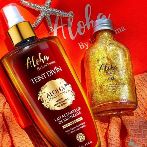 INODERMA ALOHA SUN GLOW SET GOLD
