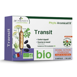 3 CHENES PHYTO AROMICELLR TRANSIT 20 AMPOULES PHARMASHOP