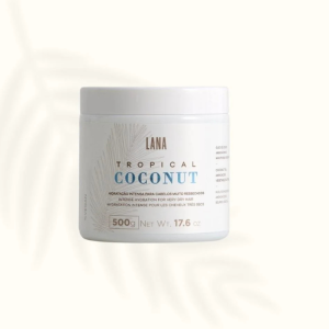 LANA BRASILES MASQUE HYDRATATION INTENSE TROPICAL COCONUT 500 GR pharmashop