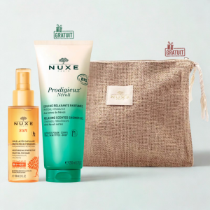NUXE TROUSSE SUN HUILE LACTÉE CAPILLAIRE PROTECTRICE 100ML+PRODIGIEUX NEROLI PARFUMEE 200ML (OFFERT) PHARMASHOP