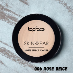 TOPFACE SKINWEAR MATTE EFFECT POWDER 006 ROSE BEIGE 10GR