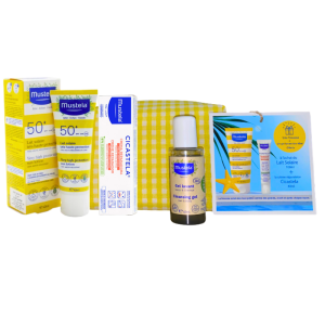 MUSTELA TROUSSE JAUNE LAIT SOLAIRE 100ML+CICASTELA CREME REPARATRICE 40ML+GEL LAVANT BIO 45ML (OFFERT) PHARMASHOP