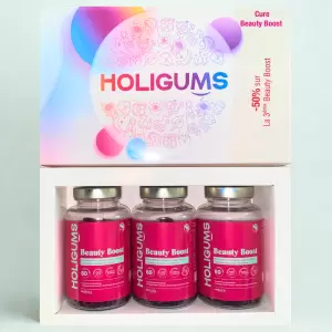 HOLISTIX 2 HOLIGUMS BEAUTY BOOST 60 GUMMIES+LA 3 EME (-50%) PHARMASHOP