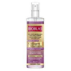 BIOBLAS APRES SHAMPOING LIQUIDE AU COLLAGENE ET A LA KERATINE 200ML pharmashop