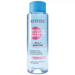 REVUELE EAU MICELLAIRE DEMAQUILLANTE TOUT EN 1 PEAUX SENSIBLES 400 ML