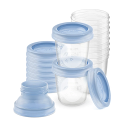 AVENT BOITE DE CONSERVATION LAIT MATERNEL REUTILISABLES 10X180ML SCF618/10