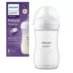 AVENT BIBERON NATURAL RESPONSE +1MOIS 260ML SCY903/01 PHARMASHOP