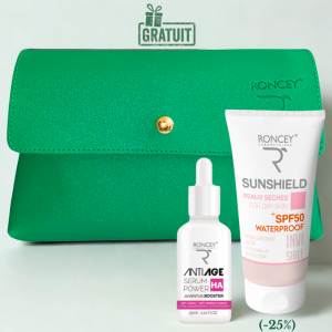 RONCEY TROUSSE HA SERUM HYDRASKIN ANTI AGE 30ML+ECRAN SUNSHIELD SPF50+ INVISBLE 50ML (-25%) PHARMASHOP