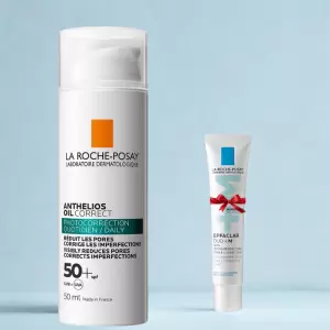 LA ROCHE POSAY ANTHELIOS OIL CORRECT SPF50+ 50ML+EFFACLAR DUO+M 15ML(OFFERT) PHARMASHOP