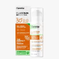 CLARENIA CLARESUN ECRAN GEL CREME TOUCHER SEC SPF50+ 50ML pharmashop