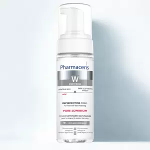 PHARMACERIS W PURE LUMINIUM MOUSSE NETTOYANTE ANTI TACHES 150ML pharmashop
